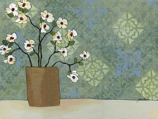Brown Vase, wall art print