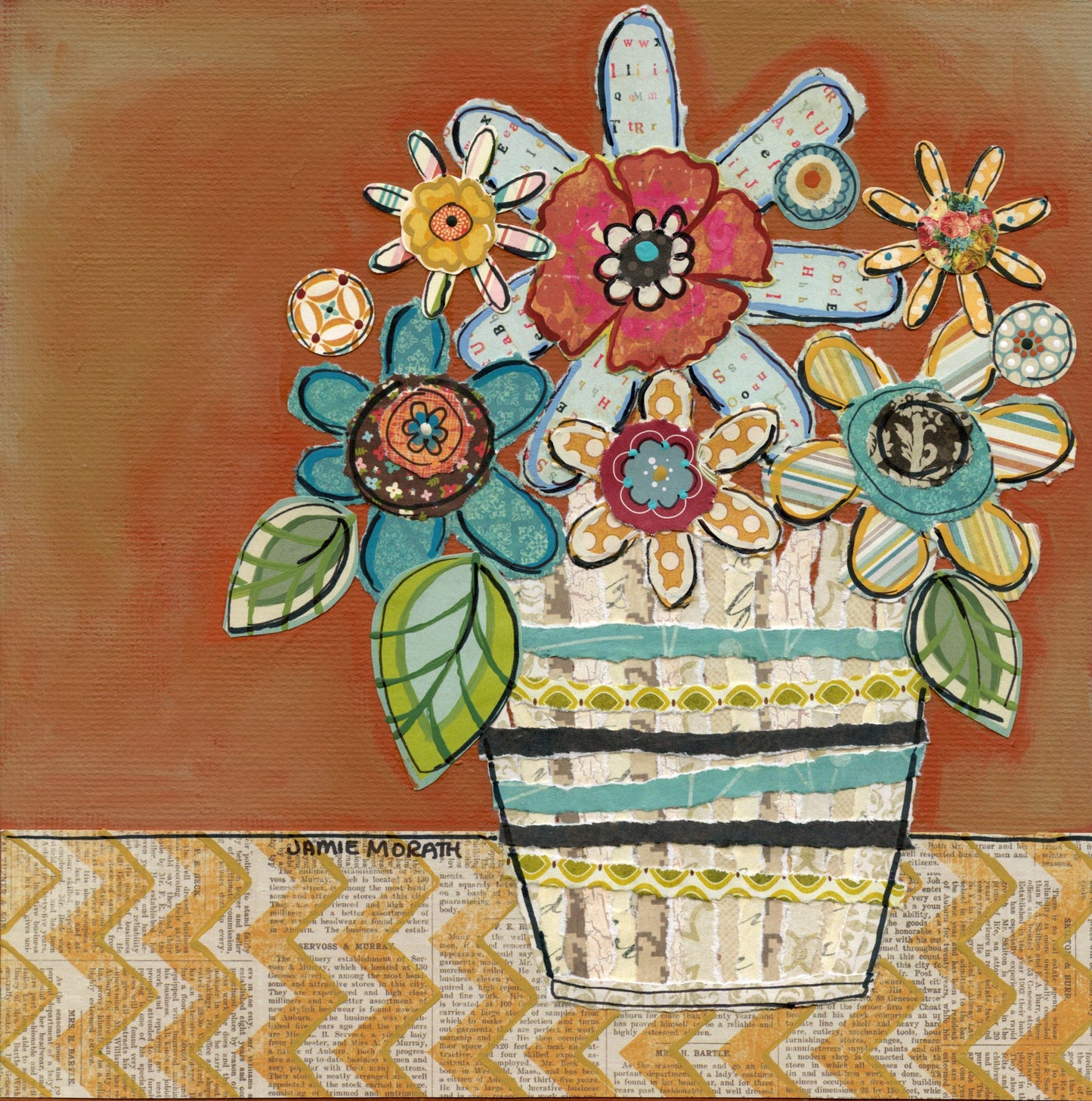 Mrs. Petals, flower wall art