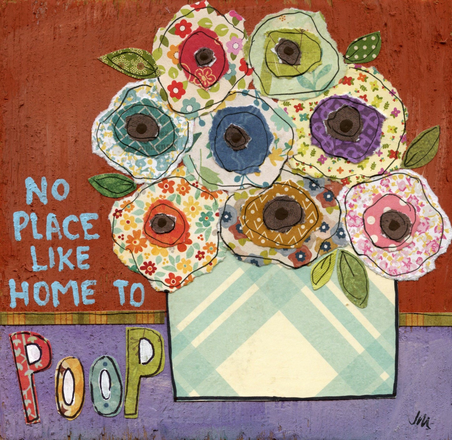 Home to Poop, art print