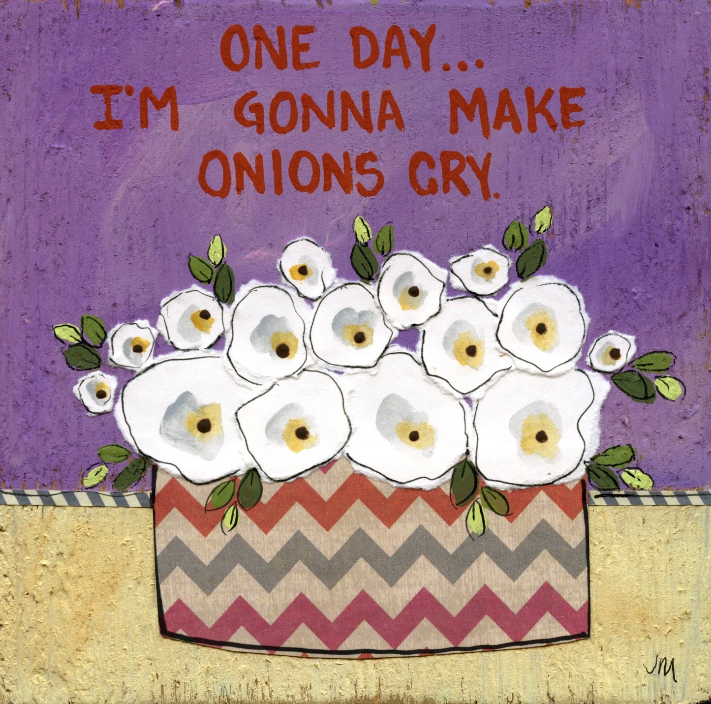 Onions Cry, art print