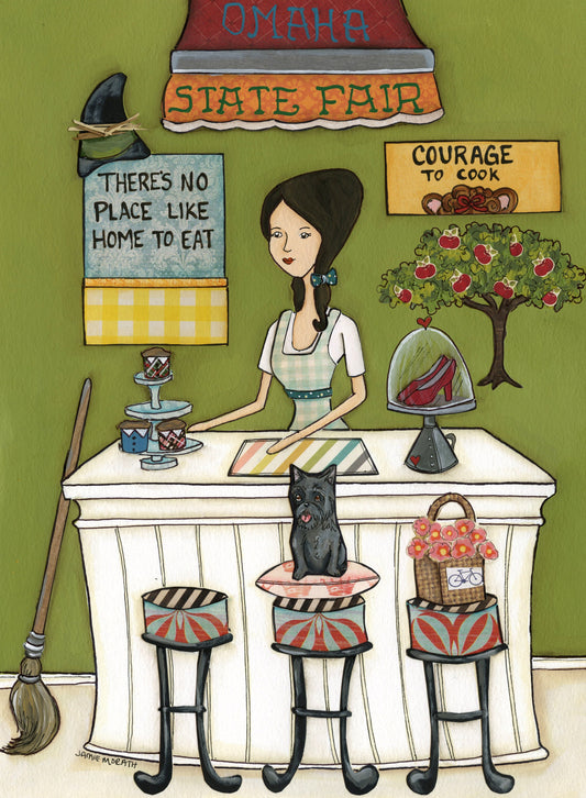 Courage To Cook, art print