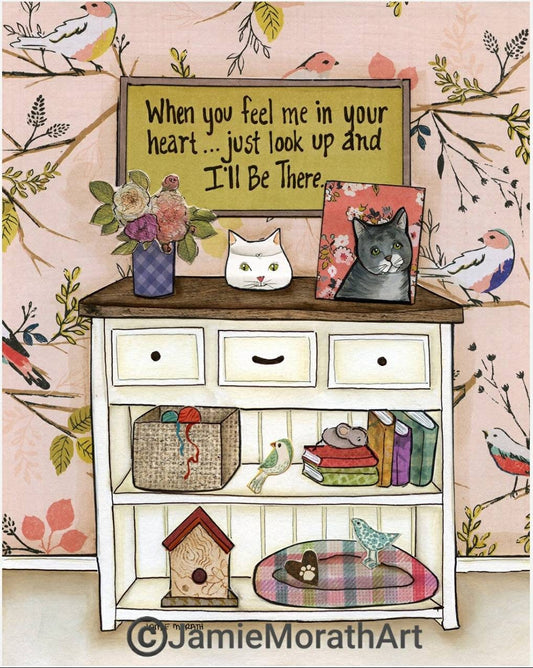 I'll Be There Cat, wall art