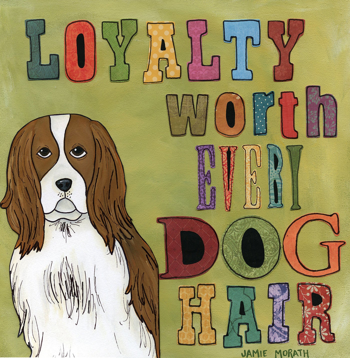 Loyalty, dog art print
